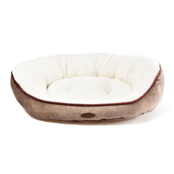 Charles Bentley Large Memory Foam Pet Bed Doughnut in White Wayfair.co.uk